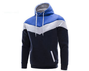 OEM & ODM Vente en gros Pull à capuche à manches longues pour hommes Vêtements de rue fuselés avec logo brodé Impression graphique Sweats à capuche d'hiver pour garçon - Product Image 3