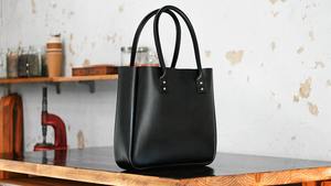 Bolsos de mano informales de gran capacidad para mujer, bolsos de mano de piel auténtica de alta calidad con logotipo personalizado, moda de lujo, venta al por mayor - Product Image 3