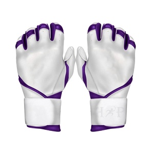 Gants de frappe de baseball en cuir personnalisables de haute qualité Logo personnalisé couleur matériel et taille gants de bating pour hommes - Product Image 1