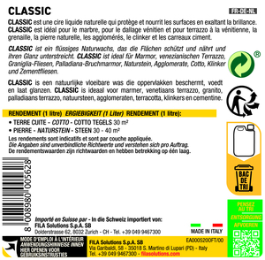 Cire liquide naturelle FILA CLASSIC pour sols en marbre 1L – Facile d'entretien, brillance protectrice pour terracotta et pierre naturelle - Product Image 2