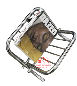 ที่วางนิตยสารแบบตั้งโต๊ะ ทำจากหนังสีเขียว พร้อมขาตั้งเหล็กเคลือบสีดำ  ขายดี ใช้ตกแต่งโต๊ะทำงาน - Product Image 3