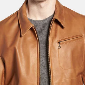 Embroidery Patchwork Letterman Color Blocking Leather Sleeves Bomber Winter Varsity Jackets Men - Product Image 4