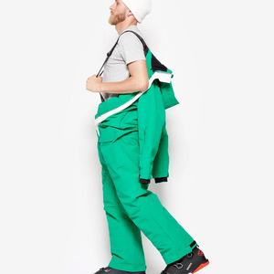Traje de esquí personalizado de primera calidad para hombre, cuello con capucha, pantalones aislantes impermeables a prueba de viento para snowboard, deportes de invierno, características cálidas - Product Image 6
