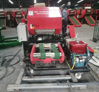 Mini machine à emballer entièrement automatique de presse à balles d'ensilage de foin de maïs maïs paille en Indonésie