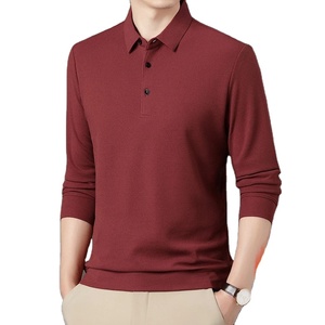 Camiseta Polo de Invierno para Hombre, Cálida, de Forro Polar, Nueva, de Manga Larga, con Botones, Ropa Gruesa, Informal - Product Image 6