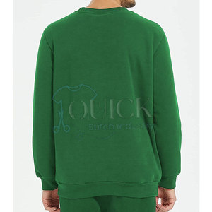 Sweat-shirt en molleton sherpa décontracté d'hiver avec logo personnalisé, de haute qualité, respirant, écologique, tissu en coton mélangé pour hommes, OEM ODM - Product Image 3