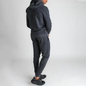 Charmant survêtement personnalisé fabricant sport grande taille cordon de serrage taille joggers hommes avec fermeture éclair acide lavage Zip automne survêtement - Product Image 5