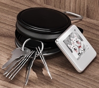 Nouveauté : Porte-clés E-ink de 1,54 pouce pour application iOS et Android, NFC, Eink, Epaper, étiquette blanche, porte-clés intelligent unique pour l'affichage de photos