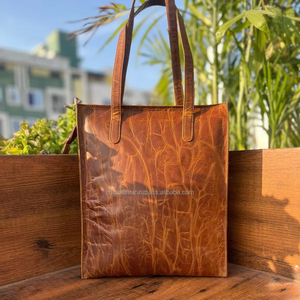 Nuevo bolso de cuero Western Crunch, bolso de compras de cuero para mujer, bolso de hombro de colección con estilo único, Bolso multiusos - Product Image 2