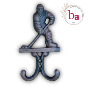 ตะขอแขวนเสื้อโค้ทเหล็กแนวชนบทตะขอแขวนพวงกุญแจเหล็กโบราณแบบย้อนยุค - Product Image 2