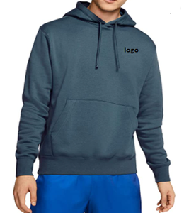 Sweat à capuche en molleton de coton pour homme, logo personnalisé, sweat à capuche vierge, fabricant de sweat à capuche en gros - Product Image 1