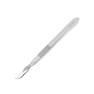30 Piezas de Hojas de Bisturí de Acero Inoxidable Estériles # 10 con 2 unidades en paquete # Cuchillo de Metal Manual Tipo Bisturí con Mango y Estuche de Almacenamiento - Product Image 3