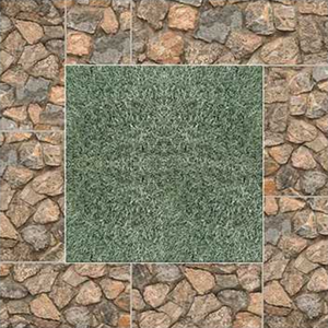 400x400mm Marrón-Beige Diseño cuadrado Piso Modelo 50140 Azulejos de estacionamiento al aire libre Fuerza suprema-12mm por NOVAC CERAMIC - Product Image 3