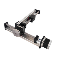 Module de glissière à bande en acier à roulement CNC YOSO 50-2000 mm, table de travail XYZ 3 axes, robot à portique multi-axes pour pulvérisation réciproque