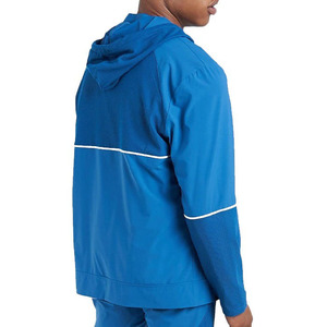 Vente chaude Respirant Mesh Panneaux Veste Cordon Capuche Zip-Up Vestes Pour Hommes Hoodies & Sweatshirts - Product Image 3