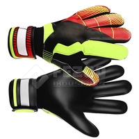 Guantes de Portero de Cuero de Alta Calidad Fezco Industries, Diseño Antideslizante, Transpirables, Ajustables y Personalizables para Partidos