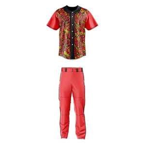 ชุดเล่นเบสบอลของผู้ชายชุดเล่นซอฟต์บอลผ้าโพลีเอสเตอร์ชุดเล่นซอฟต์บอลชุดทีมเบสบอลและกางเกงครบชุดสำหรับวัยรุ่น - Product Image 3