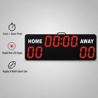 Tableau de scores LED multifonctionnel pour matchs de rugby, avec horloge de match et minuteur de compte à rebours pour événements sportifs en plein air et tournois