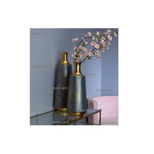 Florero de hotel y restaurante, florero de vajilla de latón de color dorado de nuevo diseño al precio más bajo - Product Image 2