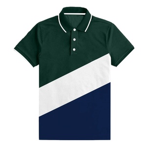 Camiseta de Golf con Logotipo Personalizado, Impresión Digital, Secado Rápido, Uniforme de Trabajo para Hombre, Tejido de Poliéster y Algodón - Product Image 3