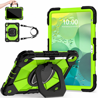 Étui de tablette robuste avec sangle rotative à 360° et protection antichoc pour iPad A16 11e génération 11 pouces 2025 iPad 10e génération 10,9 pouces 2022