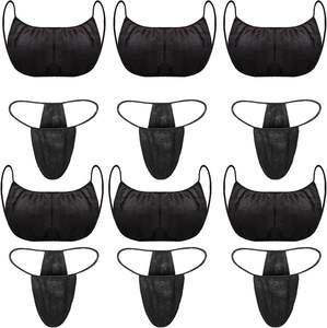 50 Uds salón de belleza masaje pecho envolturas sujetadores de tela no tejida Sauna SPA sujetadores desechables Sauna ropa interior - Product Image 1