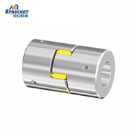 Accouplement de vilebrequin en aluminium, accouplement à griffes, accouplement à araignée en caoutchouc pour moteur