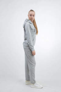 Sudadera con Capucha de Jersey 100% Algodón para Mujer, Estilo Casual, Logotipo Bordado Estampado en la Parte Delantera, Sostenible - Product Image 3