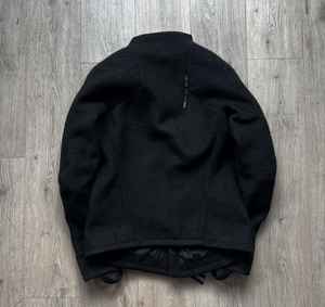 Suéter de lana con cremallera completa de punto personalizado para hombre Chaqueta de invierno de patrón sólido en Tallas grandes - Product Image 6