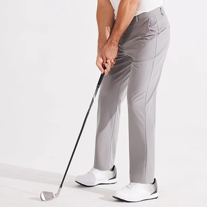 Pantalones de Traje Casuales para Hombre, Elásticos, Ligeros, Formales de Oficina, Ajustados, Rectos, de Color Sólido - Product Image 4