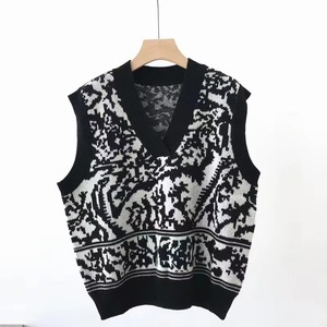 Chaleco sin Mangas con Cuello en V para Hombre, Logotipo Personalizado, Prenda de Punto Informal, Suéter sin Mangas de Punto para Hombre - Product Image 3