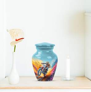 Urna de montar para cenizas, urna de recuerdo para hombre adulto para papá, urna de cremación para cenizas humanas, urna funeraria conmemorativa para mujeres, tamaño personalizado - Product Image 4