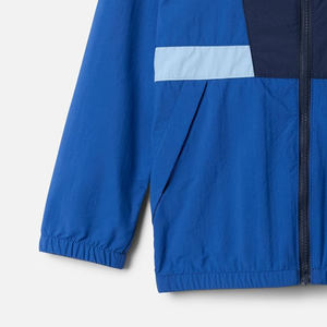 Veste à blocs de couleur avec poches avant, manches longues pour garçons, avec logo personnalisé et capuche confortable, vêtements tendance 2026 - Product Image 3