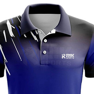 Polo pour hommes à manches courtes, personnalisé, imprimé par sublimation, respirant, style unique, prix usine - Product Image 6
