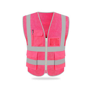 Gilet de sécurité personnalisé haute visibilité vêtements de travail réfléchissants gilet de sécurité haute visibilité unisexe réfléchissant - Product Image 4