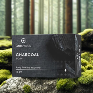 Girnar Savon au charbon de bois blanchissant et éclaircissant pour la peau Savon noir africain biologique - Product Image 6