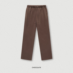 Pantalones Deportivos Casuales Unisex para Hombre, al por Mayor, con Botones, Cintura Media, de Algodón, Servicio OEM Personalizado - Product Image 6