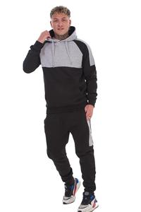 Chándales con capucha para hombre, suéter, medio brazo, sudaderas a rayas, Joggers, ropa deportiva, chándales de algodón 100% de Pakistán - Product Image 4
