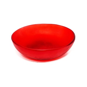 Bol de service en résine fait à la main finition lisse brillante style élégant simple parfait pour les salades centre de table de fruits ou la décoration de la maison - Product Image 6