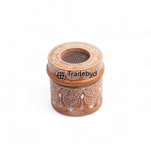 Quemador de incienso de madera de primera calidad Diseño elegante Ideal como regalo de boda o aniversario reflexivo para uso doméstico por Tradebyd - Product Image 1