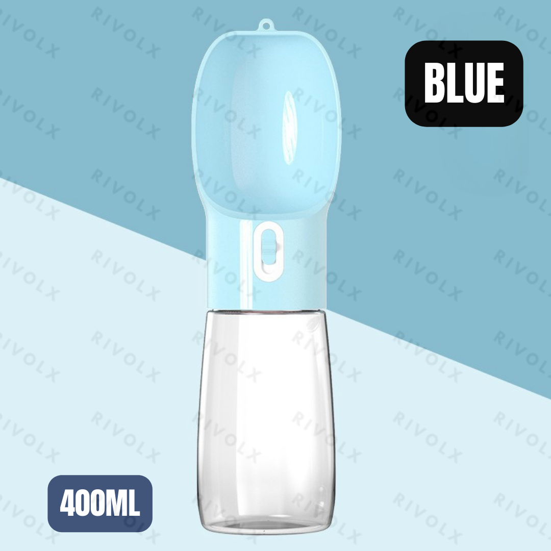 Couleur bleue (Capacité : 400 ml pour l'eau)