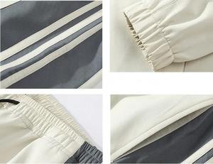 Survêtement pour homme en polyester et élasthanne, coupe classique, uni, respirant, léger, pour la salle de sport, la course à pied, les sports de plein air, vente en gros OEM - Product Image 2