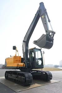 รถขุดตีนตะขาบ HX135G ขนาด 13.8 ตัน พร้อมหัวเจาะ เครื่องยนต์ ปั๊ม มอเตอร์ เกียร์บ็อกซ์ PLC ประสิทธิภาพสูง - Product Image 3