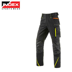 Venta al por mayor Overoles de seguridad de alta calidad Multi-bolsillos Hombres de alta visibilidad Poliéster fluorescente Certificado CE Ropa DE TRABAJO - Product Image 5