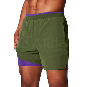 Pantalones cortos de gimnasio personalizados de último estilo, pantalones cortos de gimnasio transpirables, ropa de fitness, pantalones cortos de gimnasio para hombres a la venta - Product Image 1