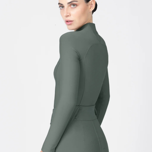 Camiseta de equitación para mujer, ligera, transpirable, que absorbe la humedad, tejido elástico deportivo, top para montar a caballo - Product Image 5