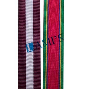 Cinta Moiré Masónica de Alta Calidad al por Mayor / Cintas Moiré para Medallas de la Mejor Calidad - Product Image 5
