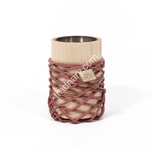 Quemador Bakhoor de madera tradicional Exim Pvt Ltd Mubkhar con soporte de alambre para uso en interiores Quemador de incienso de regalo de Ramadán - Product Image 2