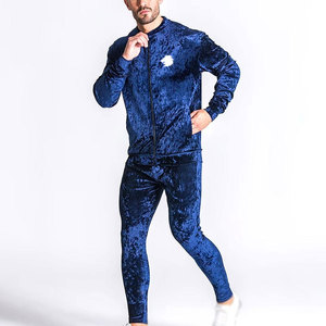 ชุดวอร์มกำมะหยี่สำหรับผู้ชาย ชุดกีฬาฤดูหนาวแบบหนา อุ่นสบาย มีฮู้ด ชุดออกกำลังกาย มีไซส์ใหญ่ - Product Image 1