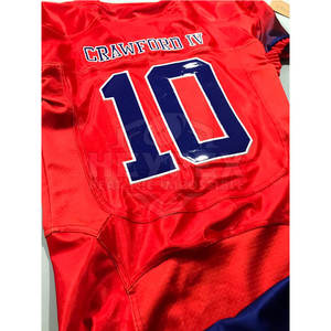 Último diseño manga corta uniforme de fútbol americano transpirable nuevo estilo a granel precio al por mayor - Product Image 6